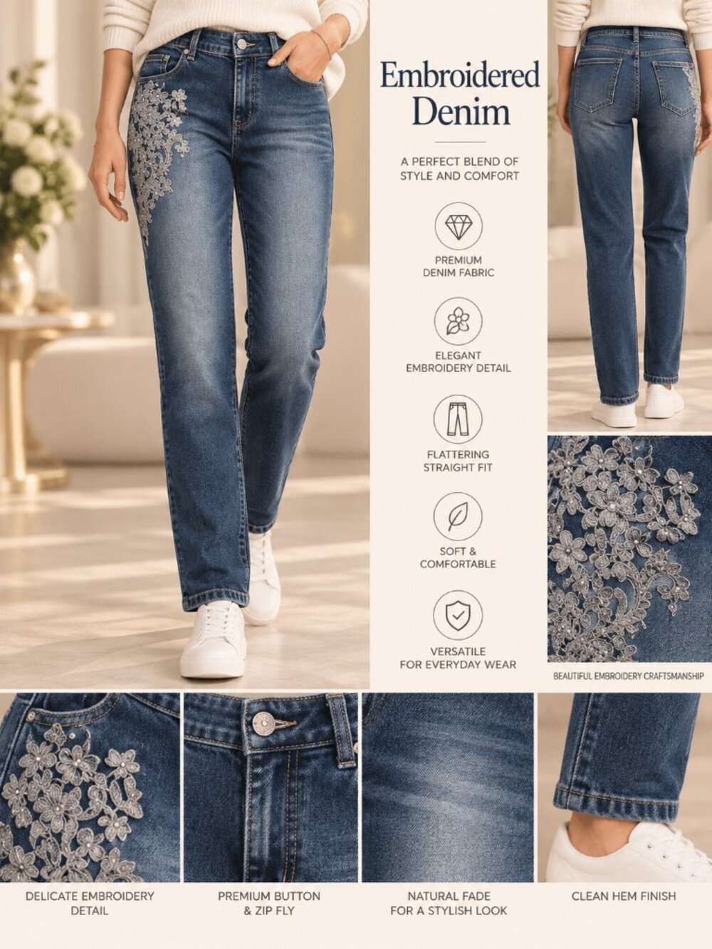 Lane Bryant Straight Leg Jeans – Size 14